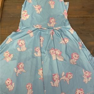 Blue aristocats Marie Print dress women’s small / medium